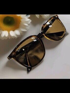 Ray-Ban Sunglasses RB4362  710/83  55/18mm Havana brown Unisex Please Read